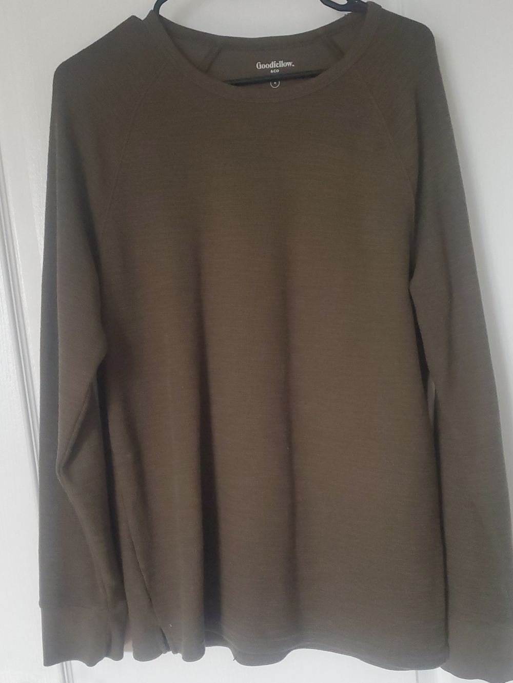 Goodfellow Khaki Long Sleeve Shirt M